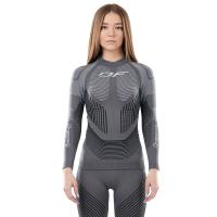 Dragonfly Термофутболка DF 3DThermo Grey с длинным рукавом Woman в Томске