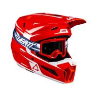 Leatt Шлем кроссовый 3.5 V26 Red + очки Vizion 3.5 в Томске