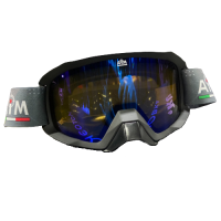 AIM PRO Очки снегоходные двойная линза 186-100 Black matt в Томске