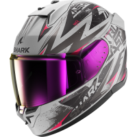 Shark Шлем D-Skwal 3 Blast-R Mat Silver/Violet/Black в Томске