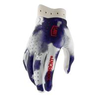 100% Мотоперчатки текстильные ITrack Blue/White 2026 в Томске