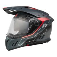 Oneal Шлем кроссовый со стеклом Sierra RS Echo красный/черный в Томске