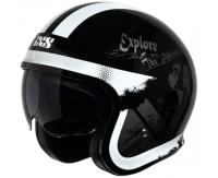 IXS Мотошлем открытый iXS 880 2.2 черно-серебристый в Томске
