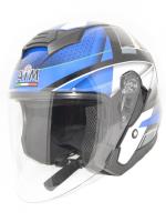 AiM Шлем открытый JK526 Blue/Grey/Black в Томске