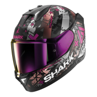 Shark Шлем Skwal i3 Hellcat Mat Black/Chrome/Violet в Томске