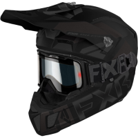 FXR Шлем Clutch Cold Stop QRS Electric 22 Black Ops в Томске