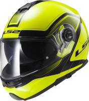 LS2 Мотошлем снегоходный FF325 Strobe Electric Snow Civik Желтый/Черный в Томске