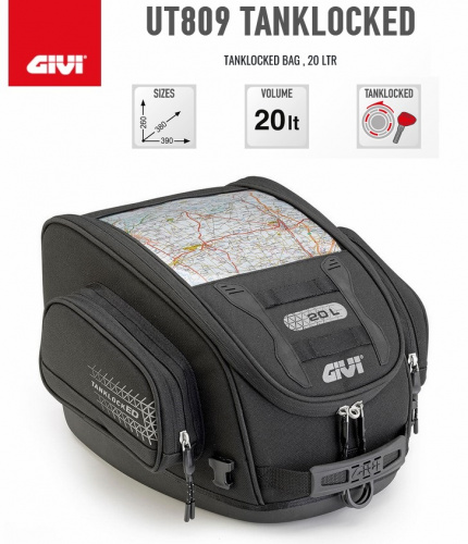 Givi Сумка на бак Tanklocked UT809 20л в Томске