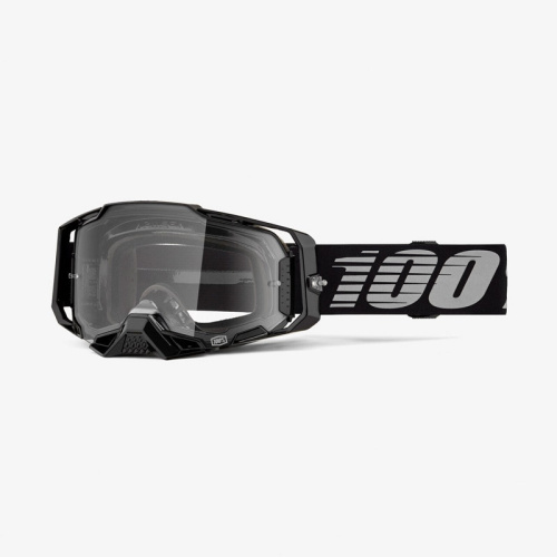 100% Очки Armega Goggle Black / Clear в Томске