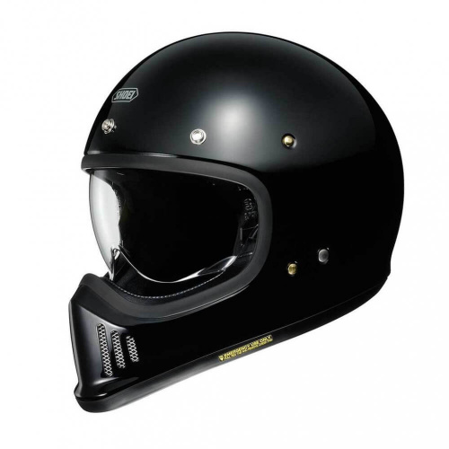 Shoei Мотошлем EX-Zero Plain Черный глянцевый в Томске