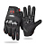 Ones Again Перчатки текст MG07-CF black-red в Томске