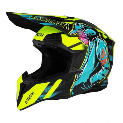 Airoh Шлем Wraaap Cyber Yellow Matt в Томске