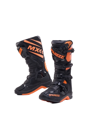 Starezzi Мотоботы Milano Black/Orange в Томске