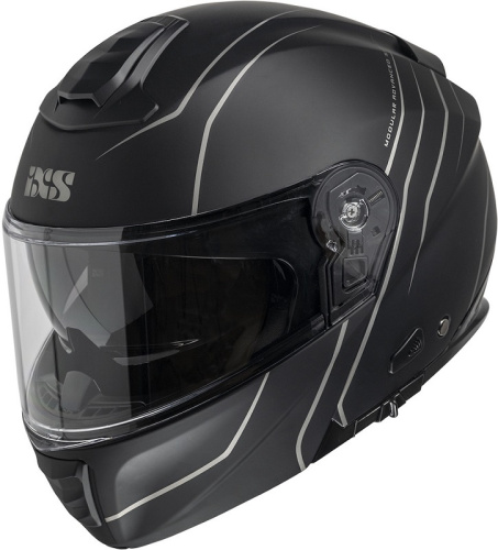 IXS Шлем модуляр iXS460 черный серый матовый в Томске