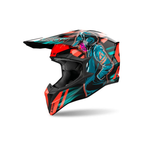 Airoh Шлем Wraaap Cyber Orange Glossy в Томске