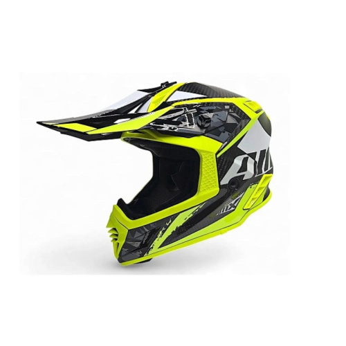 AiM Шлем RH855 Carbon Terrain Black/Yellow в Томске