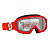 Scott Очки кроссовые Primal clear red/white clear works в Томске