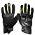 Sweep Перчатки кожаные+текстиль Hammer Black/Yellow в Томске