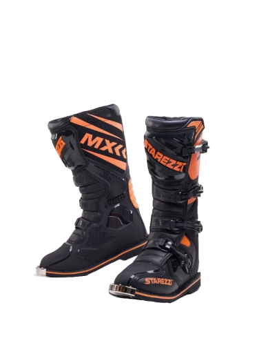 Starezzi Мотоботы Roma Black/Orange в Томске