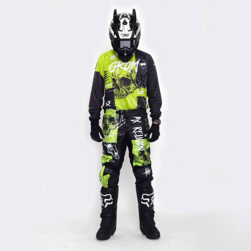 Grom Джерси MX Religion lime в Томске