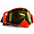AiM Очки снегоходные с магнитной линзой и подогревом (PRO) 31-103 Accu Heated Orange Glossy в Томске
