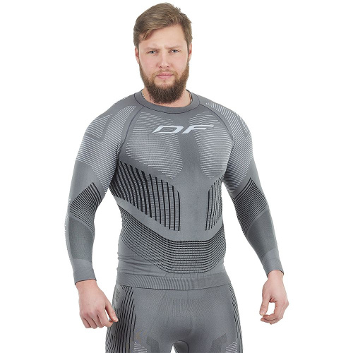 Dragonfly Термофутболка 3DThermo Grey с длинным рукавом в Томске