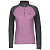 Scott Термокофта женская  Zip Defined Merino dark grey melange/cassis pink в Томске