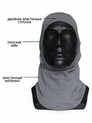 MotoLike Подшлемник Х/Э трансформер Серый в Томске
