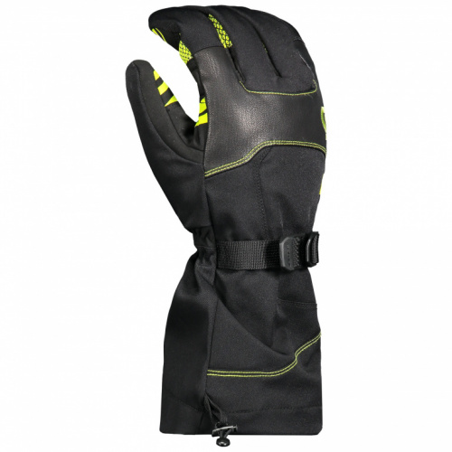 Scott Перчатки Cubrick Black/Lime-green в Томске