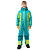 Dragonfly Зимний утепленный комбинезон Gravity Teenager Dark Green - Lime 2025 в Томске