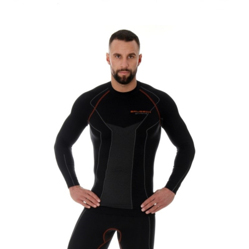 Brubeck Футболка мужская Thermo Protect черный в Томске