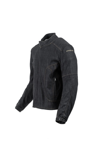 Hyperlook Мотокуртка джинсовая Lion denim Синий в Томске