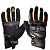 Sweep Перчатки кожаные+текстиль Hammer Black/Orange в Томске