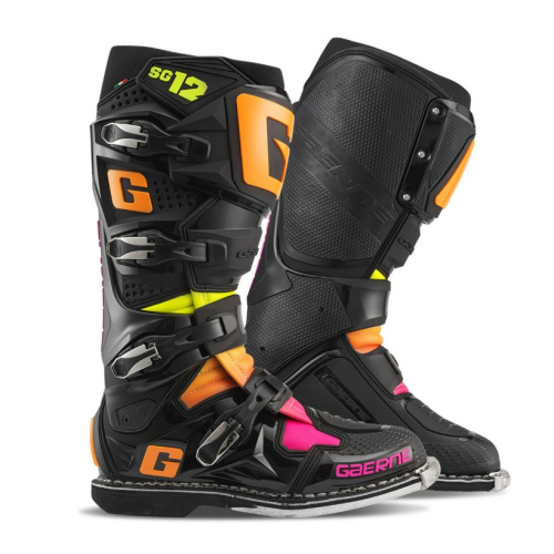 Gaerne Мотоботы SG-12 Black/Orange/Pink в Томске